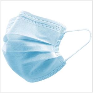 Hospital Disposable Non Woven Face Mask Earloop 3 Ply