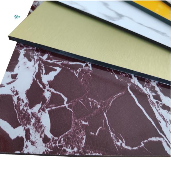 Quality Easy Installation Acp Sheet Marble Design Exterior Acp Cladding Matte Surface wholesale