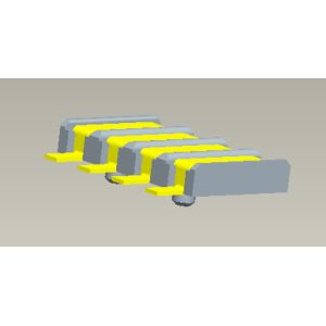 2.5mm 60V Battery Connector SMT Type with spacing sizes 1.2 to 6.5mm