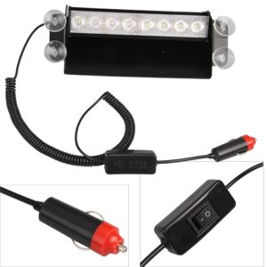 8Watt LED Vehicle Work With Remote Control & Car Cigarette Lighter / LED