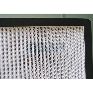 Extruded Aluminum Frame HEPA Air Filter High Performance Super Fine Glass Fiber
