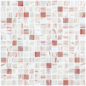 Cheap Plain white with gold line glass mosaic mix pattern square kitchen backspalsh for sale