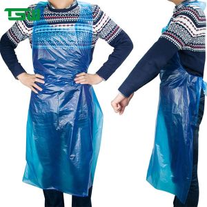 Disposable HDPE LDPE Waterproof Plastic Apron disposable plastic aprons