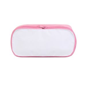 School Stationery Sublimation Pencil Case Blank Custom Print Canvas Pen Bag