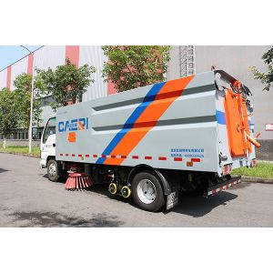 China Hot Sale Washing And Sweeping Vehicle With High Pressure Flushing Auxiliary Engine useful specialized vehicles on sale