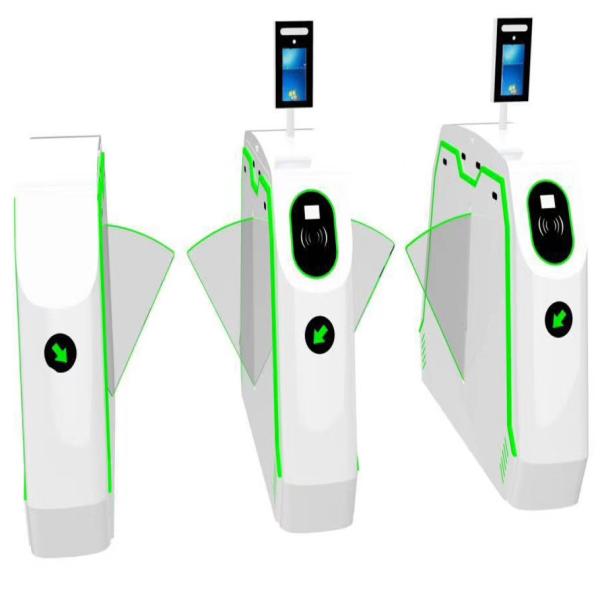 Quality 650mm Pass Width Flap Barrier Turnstile For Subway Station wholesale