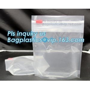 Zipper Zip Lockk Poly Bag With Colored Slider Top, Quart Slider Bag Storage Bags