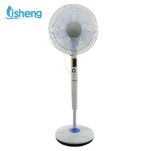High Efficiency 12V BLDC  Rechargeable Solar Fan With Remote Control And Adapter