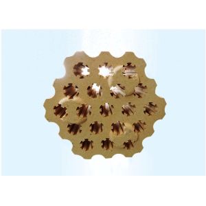 19 Holes Yellow Fire Clay Bricks For Hot Blast Stove High Density Customized