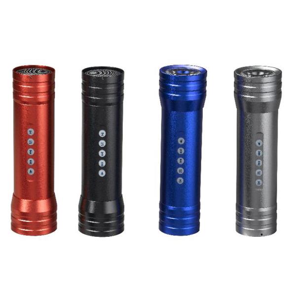 portable FM Function Powerful mini speakers With LED flashlight (BT-S030)