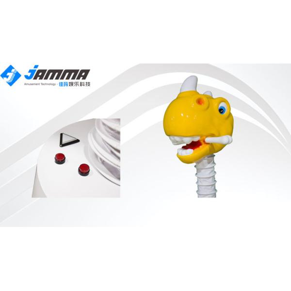 Coin Operated 9D Virtual Reality Simulator Movie Player Kids Dinosaur Head Cinema