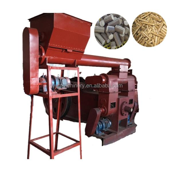 Quality 1000KG Per Hour Press Ram Type Mechanical Stamping Wood Briquette Rod Press Machine wholesale