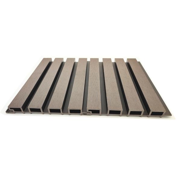 ODM WPC Fluted Panel Wall Composite Wood Cladding Board For Interior Exterior