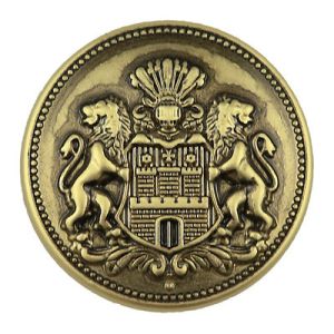 Custom logo zinc alloy buttons metal shank button for coat