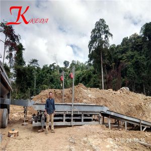 keda gold and diamond mining equipment gemstone mobile small mobile gold trommel