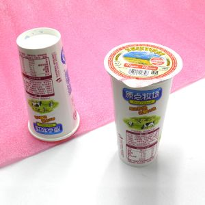 4oz 5oz Frozen Yogurt Paper Cups Ice Cream Foil Seal Lid Odorless