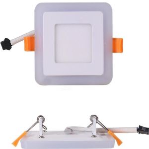 Bars and KTV use Blue/Green/Pink Three Gears Two Colors Down Light Square