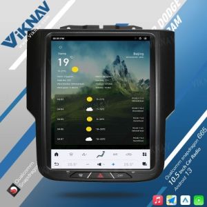 VIKNAV 10.5 inch For Dodge Ram 1500 (2013-2018) Automatic Touch Screen Android