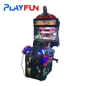 Arcade Coin Operated 42 Inch Gun Video Shooting SimulatorTerminator Game Machine