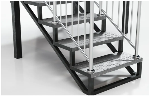 Steel Grating Lattice Platform Stair Treads Hot-DIP Galvanized
