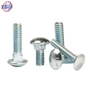 Directly Supply M4 M5 M6 M10 M12 Carriage Bolts with Square Neck and Round Cup