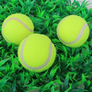 Cheap Rubber Polyester Tennis Racket Ball 5cm Small Toy Pet Dog Tennis Balls for sale