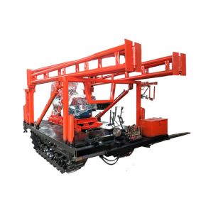GK 200 Small Portable Lightweight Crawler Mounted Drill Rig With 295mm Diameter