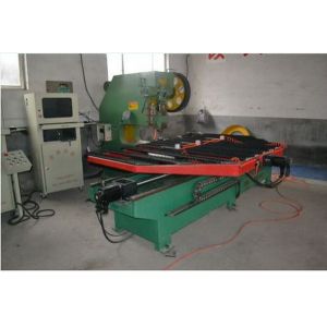 Automatic Hole CNC Punching Machine Deep Throwt Welded Structure
