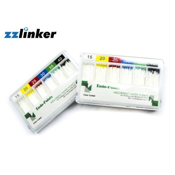 Quality Absorbent Dental Gutta Percha Points , Paper Points Root Canal Endodontic Overfill wholesale