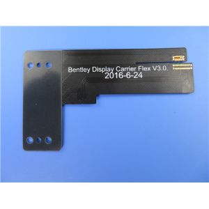 Flexible Printed Circuit (FPC) Built on 1oz Polyimide With Black Coverlay for