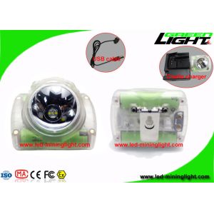 Cheap Hard PC Material Cordless Mining Lights 13000 Lux High Power Helmet Lamp 1.78W for sale