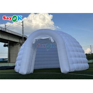 Cheap Custom Lighting Inflatable Air Tent Blow Up Igloo Dome Tent For Outdoor for sale