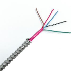 US/Canadian Market Fire Alarm Cable with Bare Copper Wire Core and 1/0.5tc mm Drain Wire