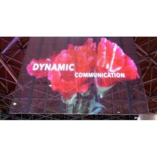 Glass LED Module Display P10 full color transparent ultra-thin