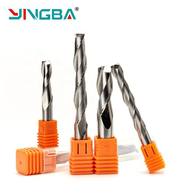 YingBa Two Flute Spiral End Mill Solid Carbide Wood Working Cnc Router Machine