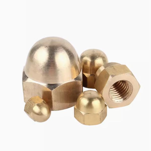 M4 M5 M6 H59 H62 Hexagon Dome Cap Nut Yellow Brass Red Copper Bronze Din1587