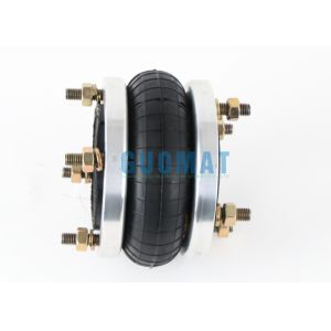 1H150076 Single Convoluted Type Air Spring 76mm Rubber Air Balloon With Flange