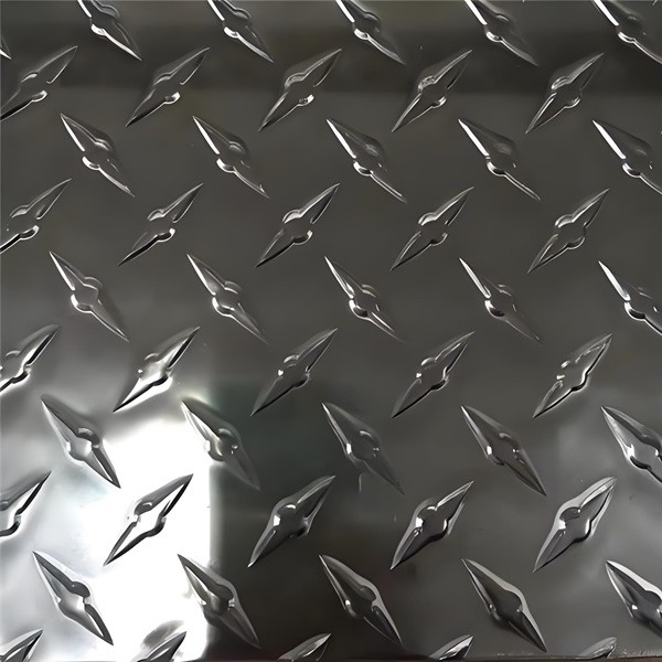 Quality Tough Aluminum Diamond Plate 40 Brinell Hardness Standard Packing 0.6mm - 1.2mm Bar Height wholesale