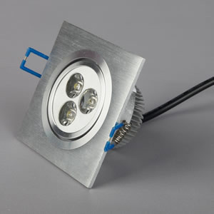 Cheap High power Square LED downlight, Square 3W LED ceiling light for sale