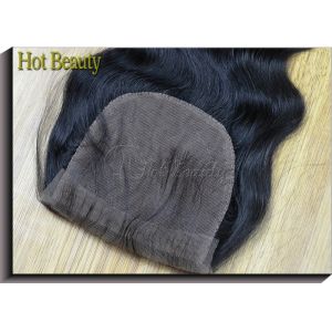 Silk Base 100% Virgin Lace Top Closure Body Wave Without Processing