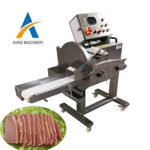 Cooked Meat Dicing Slicing Machine Chicken Breast Jerky Slicer 0.77 Kw