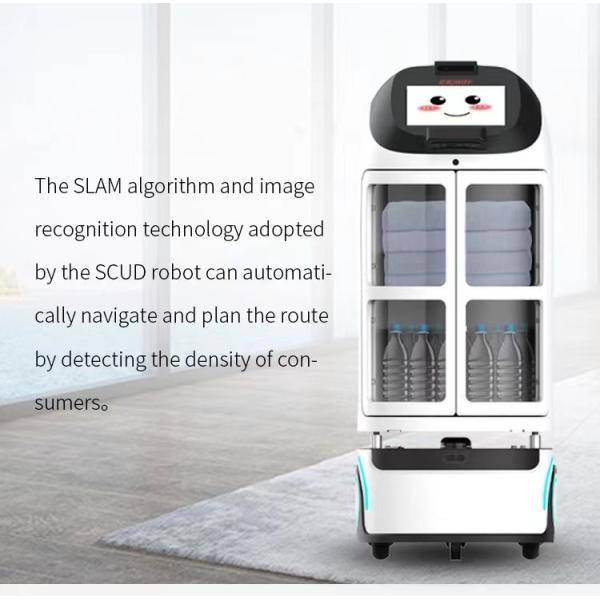 Room Autonomous Mobile Robot Navigation 55db 60kg Net Autonomous Delivery Robot