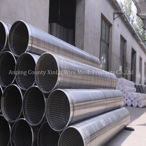 14" Water Well Screen Pipe with 2x3mm Q25 Support Wire and 300 PSI Collaspe Pressure