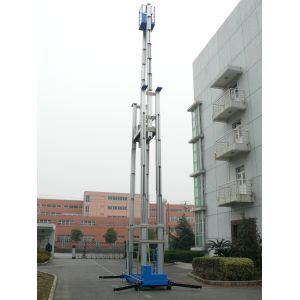 Blue Aluminum Alloy Mobile Elevating Work Platform 20 M For Window Cleaning