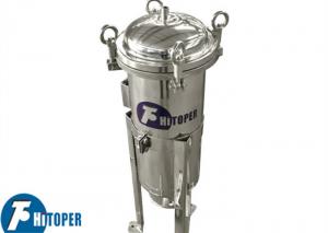China 17L Volume Bag Filter Housing Waste Water Filtration Machine with low 0.5mpa Working Pressure on sale