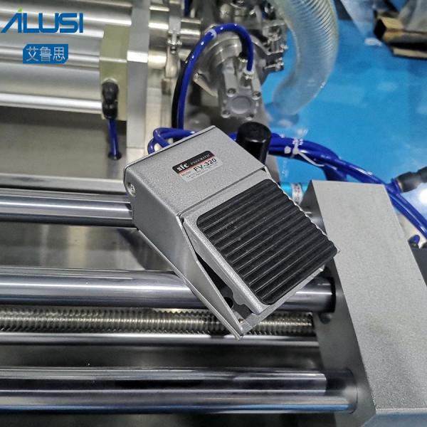 Stainless Steel Pneumatic Liquid Filling Machine Horizontal Automatic Bottle Filling