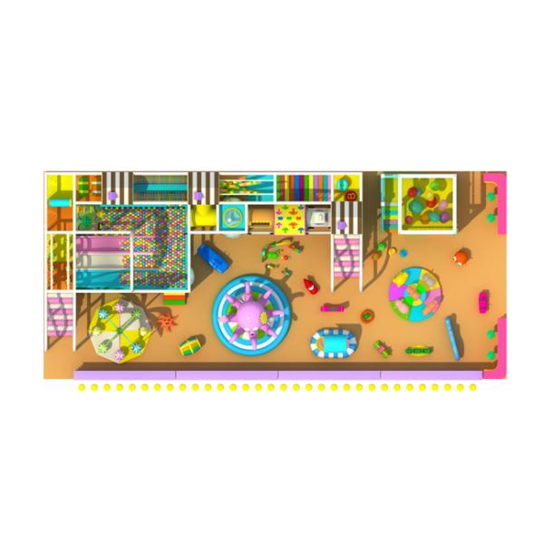 Open Style Children'S Indoor Soft Play Equipment , Indoor Playroom Equipment