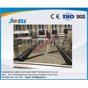 Acrylic Plastic Sheet Extrusion Machine Rigid Strong Structure Smooth Running