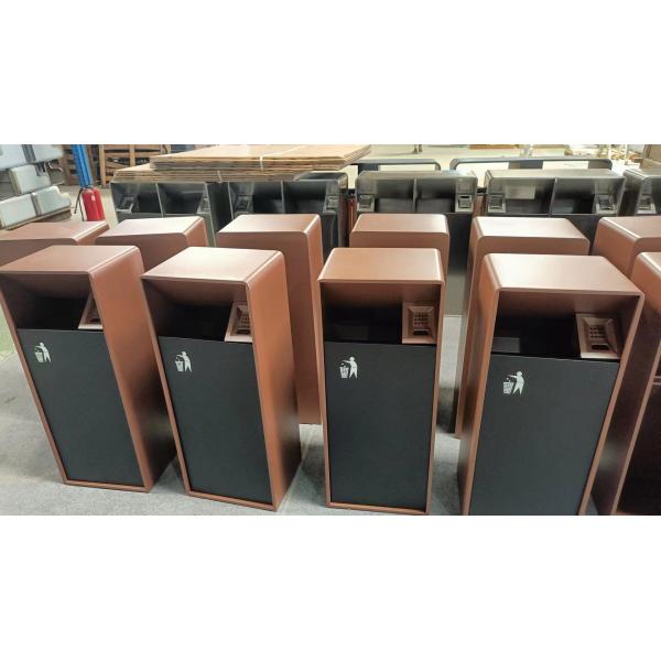 Outdoor Large Classification Bin Manufacturers Hotel Hospital Sanitation Bin Park Scenic Area Stainless Steel Sorting Trash Bin