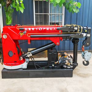 Cheap Cheap Small Knuckle Boom Cranes Small Hydraulic Lifting Fold Arm Truck Crane Low Power Pickup Crane for sale